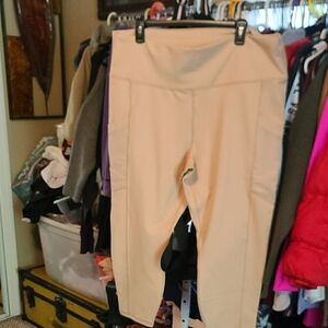 Fabletics Tan Leggings Contemporary Style